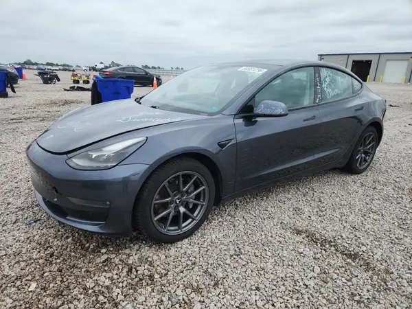 5YJ3E1EB5MF979052 Tesla Model 3 2021 — Rear end damage, before-repair photo