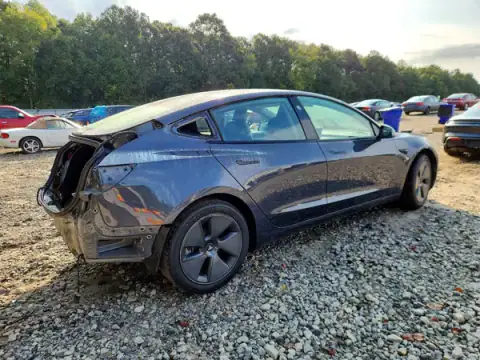 5YJ3E1EA3MF085199 — 2021 Tesla Model 3, photo 3 from Copart, Rear end