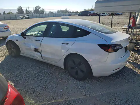 5YJ3E1EA2MF074923 — 2021 Tesla Model 3, photo 2 from Copart 22.10.2026, Side