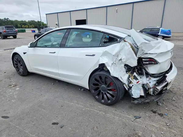 5YJ3E1EC7MF850920 — 2021 Tesla Model 3, photo 2 from Copart, Rear end
