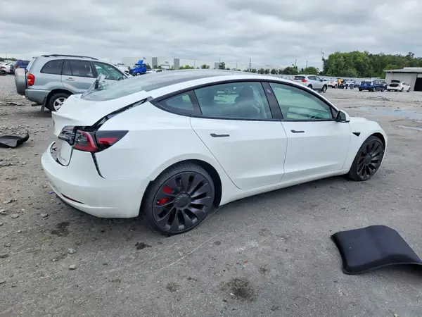 5YJ3E1EC7MF850920 — 2021 Tesla Model 3, photo 3 from Copart, Rear end