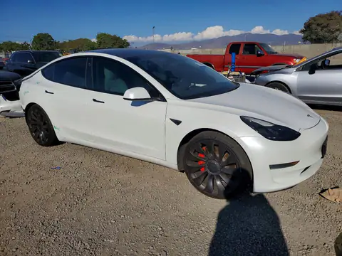 5YJ3E1EC3MF000928 — 2021 Tesla Model 3, photo 4 from Copart 23.10.2026, Rear end