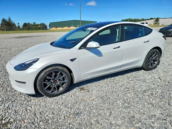 5YJ3E1EB5MF979925 Tesla Model 3 2021 — повреждение Передняя часть, фото до ремонта
