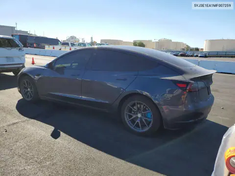 2021 Tesla Model 3 VIN 5YJ3E1EA1MF007259 фото 2