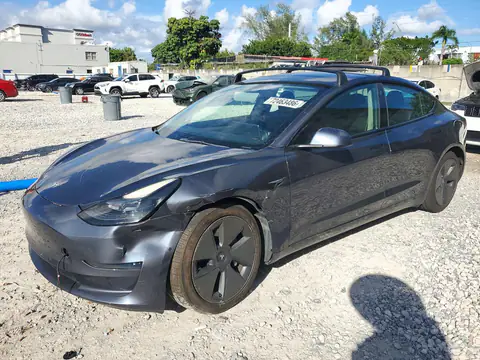 5YJ3E1EA5MF092610 Tesla Model 3 2021 — Front end damage, before-repair photo