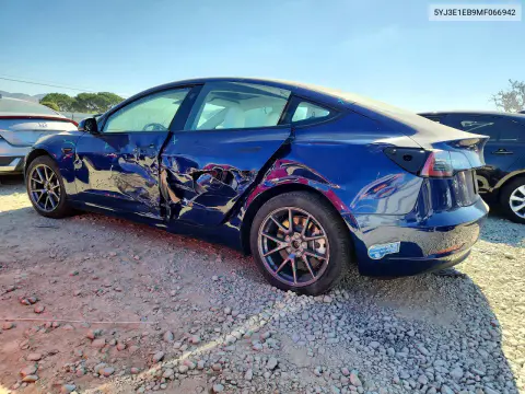 2021 Tesla Model 3 VIN 5YJ3E1EB9MF066942 фото 2