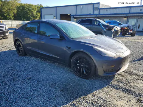 2021 Tesla Model 3 VIN 5YJ3E1EA3MF921271 фото 4