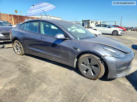 2021 Tesla Model 3 VIN 5YJ3E1EA4MF069397 фото 4