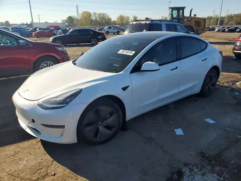 5YJ3E1EA9MF838282 Tesla Model 3 2021 — Front end damage, before-repair photo