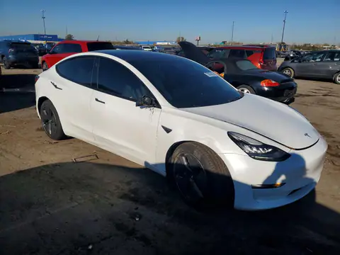 5YJ3E1EA9MF838282 — 2021 Tesla Model 3, photo 4 from Copart, Front end