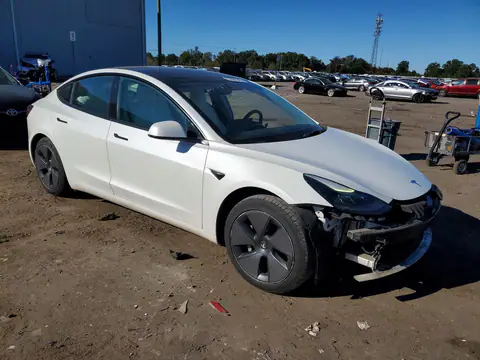 5YJ3E1EAXMF099388 — 2021 Tesla Model 3, photo 4 from Copart, Front end