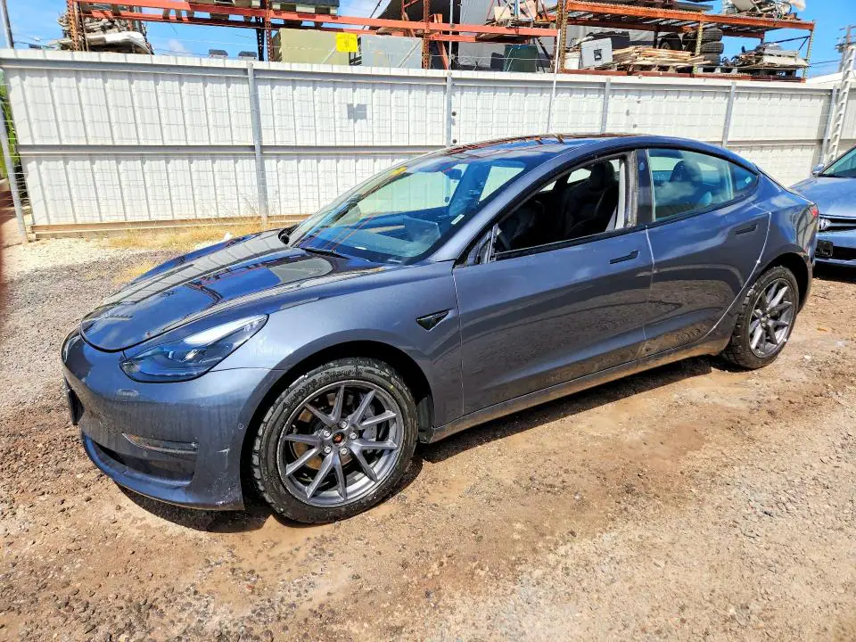 5YJ3E1EB9NF307982 Tesla Model 3 2022 — повреждение Передняя часть, фото до ремонта