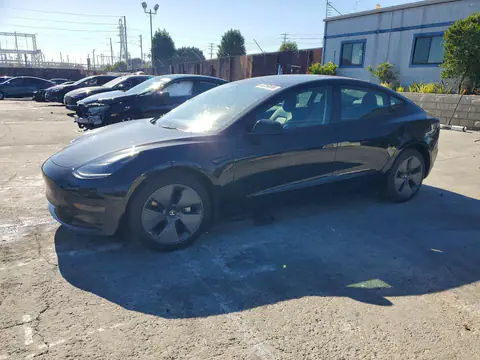 5YJ3E1EA9NF123732 Tesla Model 3 2022 — Side damage, before-repair photo