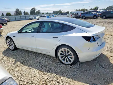 5YJ3E1EB5NF144473 — 2022 Tesla Model 3, zdjęcie 2 z Copart 29.10.2026, Tył