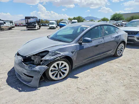 5YJ3E1EB5NF110050 — 2022 Tesla Model 3, წინა ნაწილი (Front End), ფოტოები შეკეთებამდე