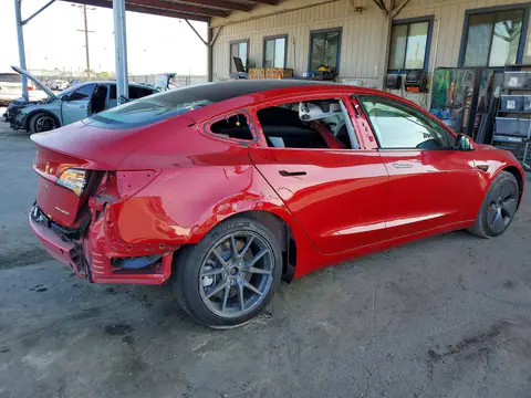 5YJ3E1EB8NF347227 — 2022 Tesla Model 3, photo 3 from Copart 15.10.2026, Rear end