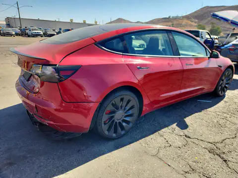 5YJ3E1EC1NF359146 — 2022 Tesla Model 3, zdjęcie 3 z Copart 15.10.2026, Tył