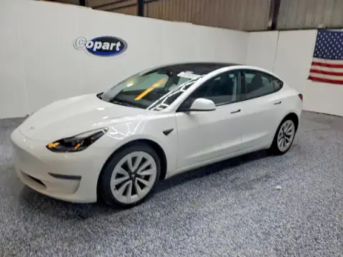 5YJ3E1EA2NF371126 — 2022 Tesla Model 3, Rear end (Rear End), before-repair photos