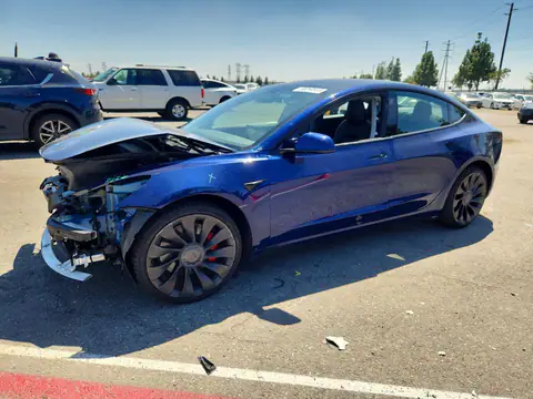 5YJ3E1EC3NF358483 Tesla Model 3 2022 — Front end damage, before-repair photo