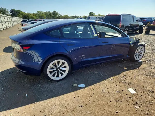 5YJ3E1EA1NF190843 — 2022 Tesla Model 3, фото 3 с аукциона Copart 02.10.2026, Передняя часть