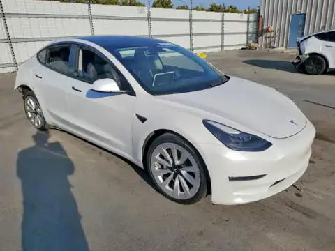 5YJ3E1EB7NF142546 — 2022 Tesla Model 3, foto 4 de Copart, Parte trasera