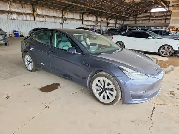 5YJ3E1EB1NF260821 — 2022 Tesla Model 3, фото 4 с аукциона Copart 28.09.2026, Задняя часть