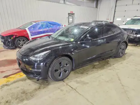 5YJ3E1EB8NF120510 — 2022 Tesla Model 3, Rear end (Rear End), before-repair photos