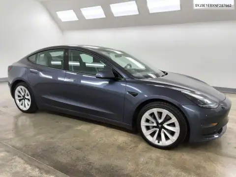 5YJ3E1EBXNF287662 — 2022 Tesla Model 3, photo 4 from Copart 14.10.2026, Mechanical damage