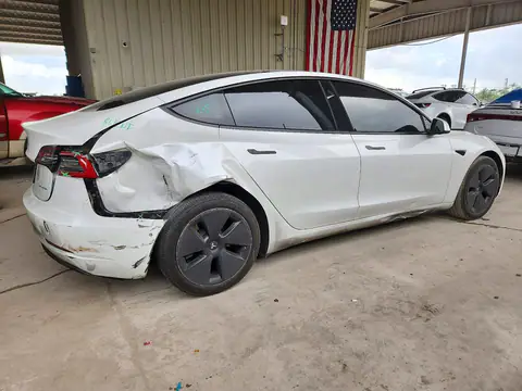 5YJ3E1EB6NF334072 — 2022 Tesla Model 3, ფოტო 3, Copart, უკანა ნაწილი