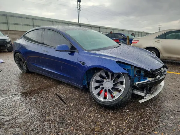 5YJ3E1EC3PF552143 — 2023 Tesla Model 3, photo 4 from Copart, Front end