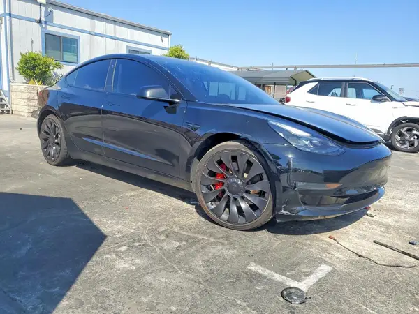 5YJ3E1EC7PF410202 — 2023 Tesla Model 3, photo 4 from Copart, Front end