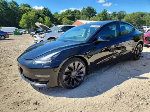 5YJ3E1EC3PF680382 — 2023 Tesla Model 3, ЗАДНЯЯ ЧАСТЬ (Rear End), фото до ремонта