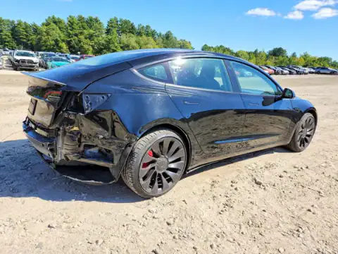 5YJ3E1EC3PF680382 — 2023 Tesla Model 3, zdjęcie 3 z Copart 19.10.2026, Tył