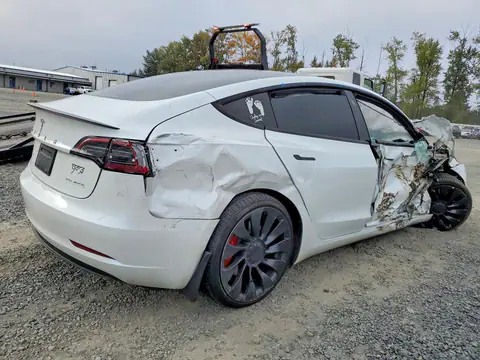 5YJ3E1EC5PF419142 — 2023 Tesla Model 3, zdjęcie 3 z Copart 19.10.2026, Uszkodzenia podwozia