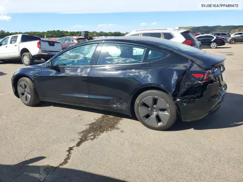 2023 Tesla Model 3 VIN 5YJ3E1EA7PF689472 фото 2