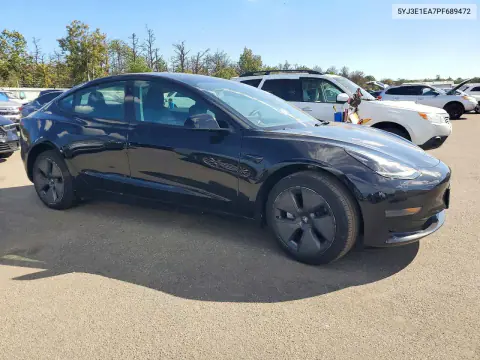 2023 Tesla Model 3 VIN 5YJ3E1EA7PF689472 фото 4