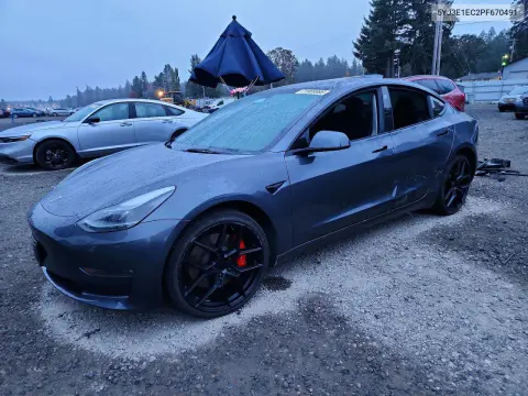2023 Tesla Model 3 VIN 5YJ3E1EC2PF670491 фото 1
