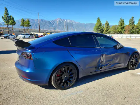 5YJ3E1EC4PF508541 — 2023 Tesla Model 3, ფოტო 3, Copart, გვერდითი ნაწილი