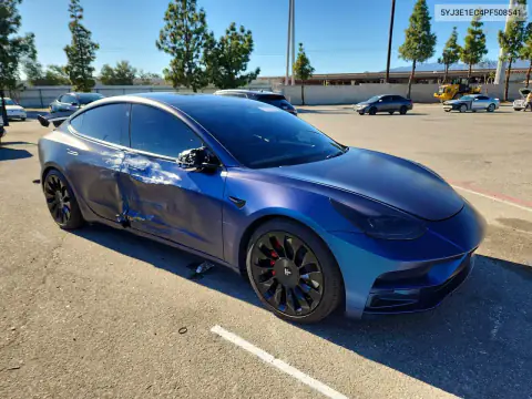 5YJ3E1EC4PF508541 — 2023 Tesla Model 3, ფოტო 4, Copart, გვერდითი ნაწილი