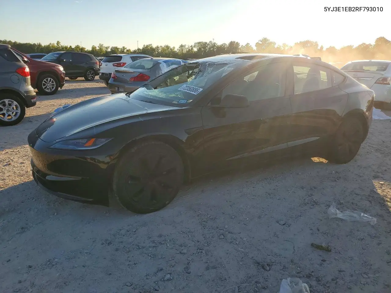 2024 Tesla Model 3 VIN 5YJ3E1EB2RF793010 фото 1