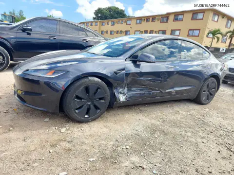 2024 Tesla Model 3 VIN 5YJ3E1EA2RF744462 фото 1