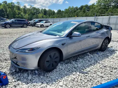 5YJ3E1EB7SF064989 Tesla Model 3 2025 — Rear end damage, before-repair photo