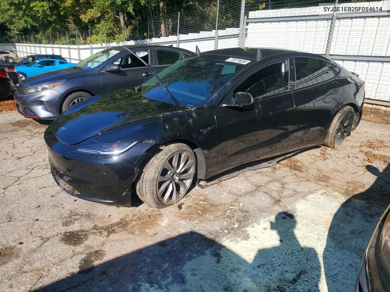 2025 Tesla Model 3 VIN 5YJ3E1EB2SF054614 фото 1