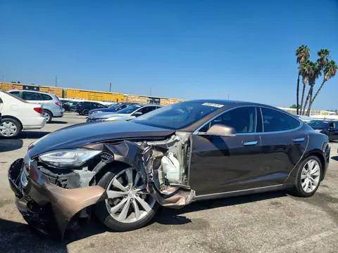 5YJSA1H16EFP61004 — 2014 Tesla Model S, Front end (Front End), before-repair photos