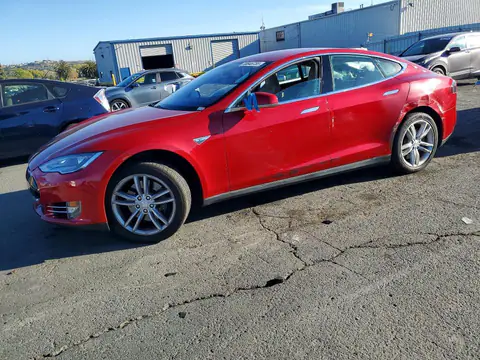 5YJSA1H17EFP30571 — 2014 Tesla Model S, გვერდითი ნაწილი (Side), ფოტოები შეკეთებამდე