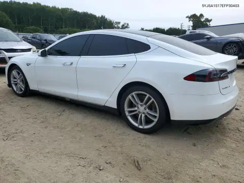 2014 Tesla Model S VIN 5YJSA1S17EFP30403 фото 2