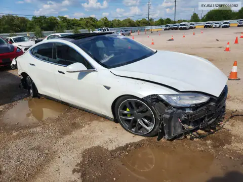5YJSA1S25FF096082 — 2015 Tesla Model S, photo 4 from Copart 22.10.2026, Front end
