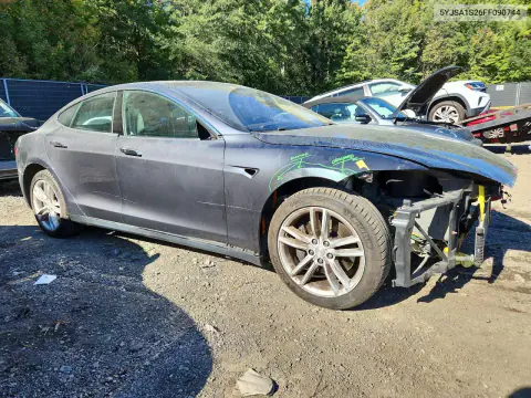 2015 Tesla Model S 70D VIN 5YJSA1S26FF090744 фото 4