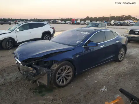 5YJSA1E15GF144331 — 2016 Tesla Model S, Front end, before-repair photos