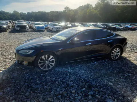 5YJSA1E28GF141223 — 2016 Tesla Model S, Undercarriage damage, before-repair photos